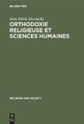 Orthodoxie religieuse et sciences humaines