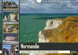 Normandie - Raue Küste und malerische Hafenstädte (Wandkalender 2020 DIN A4 quer)