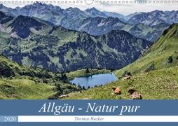 Allgäu - Natur pur (Wandkalender 2020 DIN A3 quer)
