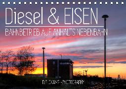 Diesel & Eisen - Bahnbetrieb auf Anhalts Nebenbahn (Tischkalender 2020 DIN A5 quer)