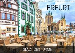 Erfurt - Stadt der Türme (Wandkalender 2020 DIN A4 quer)