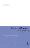 Justice and Equality in Education: A Capability Perspective on Disability and Special Educational Needs