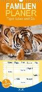 Tiger, Löwe und Co. - Familienplaner hoch (Wandkalender 2020 , 21 cm x 45 cm, hoch)