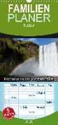 Naturwunder Wasserfälle - Familienplaner hoch (Wandkalender 2020 , 21 cm x 45 cm, hoch)