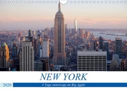 New York - 4 Tage unterwegs im Big Apple (Wandkalender 2020 DIN A4 quer)