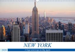 New York - 4 Tage unterwegs im Big Apple (Wandkalender 2020 DIN A3 quer)