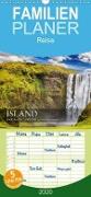 Island - Spektakuläre Landschaft aus Feuer, Wasser und Eis - Familienplaner hoch (Wandkalender 2020 , 21 cm x 45 cm, hoch)