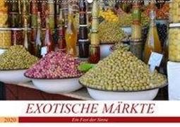 Exotische Märkte (Wandkalender 2020 DIN A2 quer)