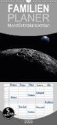 Mond Orbitalansichten - Familienplaner hoch (Wandkalender 2020 , 21 cm x 45 cm, hoch)