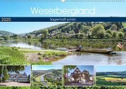 Weserbergland - sagenhaft schön (Wandkalender 2020 DIN A2 quer)