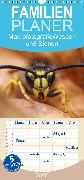Makrofotografie: Wespen und Bienen - Familienplaner hoch (Wandkalender 2020 , 21 cm x 45 cm, hoch)