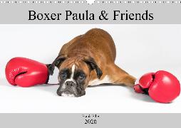 Boxerhündin Paula and Friends (Wandkalender 2020 DIN A3 quer)