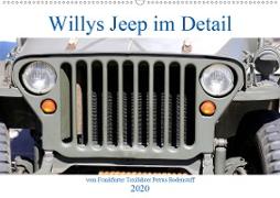 Willys Jeep im Detail vom Frankfurter Taxifahrer Petrus Bodenstaff (Wandkalender 2020 DIN A2 quer)