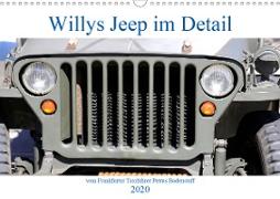 Willys Jeep im Detail vom Frankfurter Taxifahrer Petrus Bodenstaff (Wandkalender 2020 DIN A3 quer)