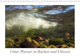 Unter Wasser in Bächen und Flüssen (Wandkalender 2020 DIN A4 quer)