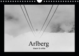 Arlberg black and white (Wandkalender 2020 DIN A4 quer)