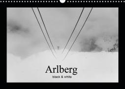 Arlberg black and white (Wandkalender 2020 DIN A3 quer)