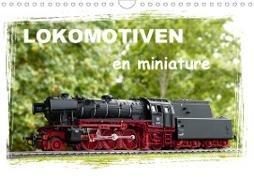 Lokomotiven en miniature (Wandkalender 2020 DIN A4 quer)