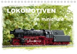 Lokomotiven en miniature (Tischkalender 2020 DIN A5 quer)