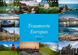 Traumorte Europas (Wandkalender 2020 DIN A4 quer)