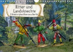 Ritter und Landsknechte, Miniaturplastiken aus Berlin (Wandkalender 2020 DIN A4 quer)