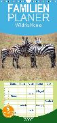Wildnis Kenia - Familienplaner hoch (Wandkalender 2020 , 21 cm x 45 cm, hoch)