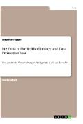 Big Data in the Field of Privacy and Data Protection Law