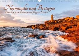 Normandie und Bretagne: Zwischen Leuchttürmen und felsigen Küsten (Wandkalender 2020 DIN A3 quer)
