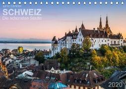 Schweiz - Die schönsten Städte (Tischkalender 2020 DIN A5 quer)