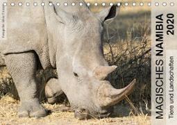 Magisches Namibia - Tiere und LandschaftenCH-Version (Tischkalender 2020 DIN A5 quer)