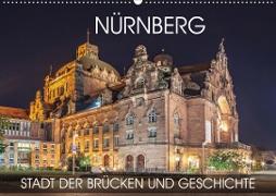 Nürnberg - Stadt der Brücken und Geschichte (Wandkalender 2020 DIN A2 quer)