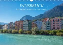 Innsbruck - Die Stadt im Herzen der Alpen (Wandkalender 2020 DIN A3 quer)
