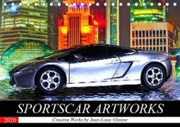 SPORTSCAR ARTWORKS Creative Works by Jean-Louis Glineur (Tischkalender 2020 DIN A5 quer)