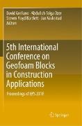 5th International Conference on Geofoam Blocks in Construction Applications