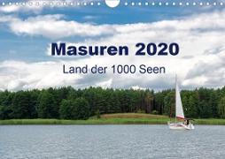 Masuren 2020 - Land der 1000 Seen (Wandkalender 2020 DIN A4 quer)