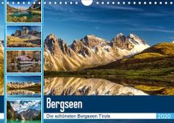 Tiroler Bergseen (Wandkalender 2020 DIN A4 quer)