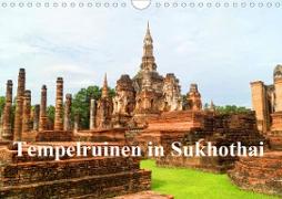 Tempelruinen in Sukhothai (Wandkalender 2020 DIN A4 quer)