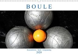 Boule. Konzentration - Sport - Entspannung (Wandkalender 2020 DIN A3 quer)