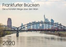 Frankfurter Brücken (Wandkalender 2020 DIN A4 quer)