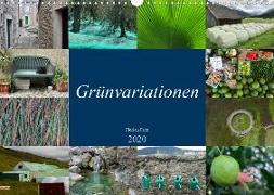 Grünvariationen (Wandkalender 2020 DIN A3 quer)