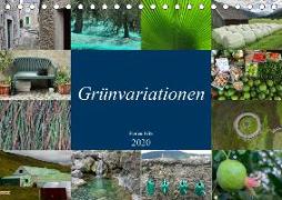 Grünvariationen (Tischkalender 2020 DIN A5 quer)