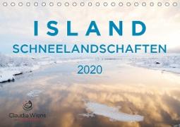 ISLAND - Schneelandschaften (Tischkalender 2020 DIN A5 quer)