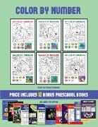 Color By Number Practice (Color by Number): 20 printable color by number worksheets for preschool/kindergarten children. The price of this book includ