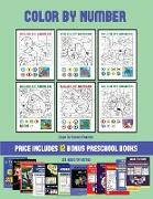 Color By Number Practise (Color by Number): 20 printable color by number worksheets for preschool/kindergarten children. The price of this book includ