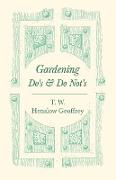 Gardening Do's and Do Not's