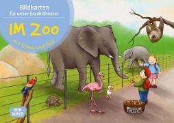 Im Zoo mit Emma und Paul. Kamishibai Bildkartenset