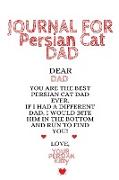 Journal For Persian Cat Dad