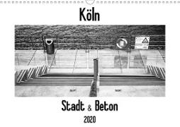 Köln - Stadt & Beton (Wandkalender 2020 DIN A3 quer)