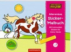 Mein kleiner Ponyhof: Allererstes Sticker-Malbuch
