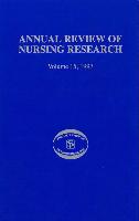 Annual Review of Nursing Research, Volume 15, 1997